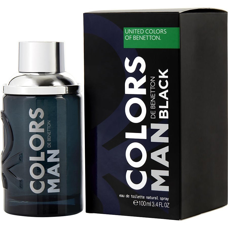 Colors Man Black para Hombre / 100 mL Eau de Toilette Spray