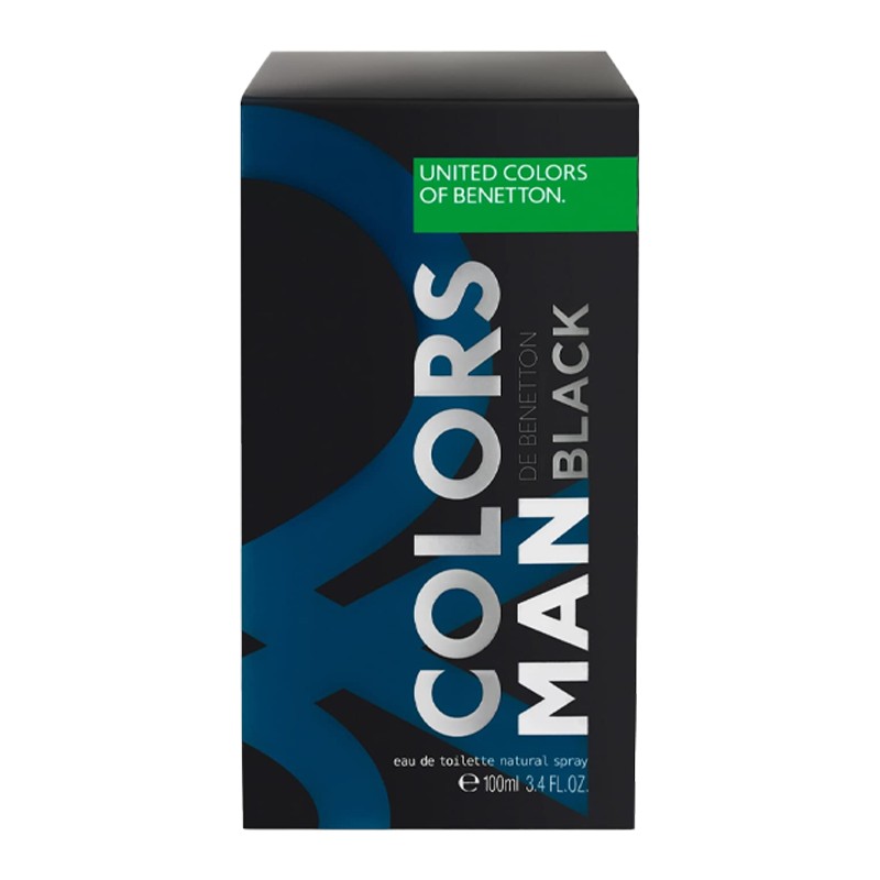 Colors Man Black para Hombre / 100 mL Eau de Toilette Spray