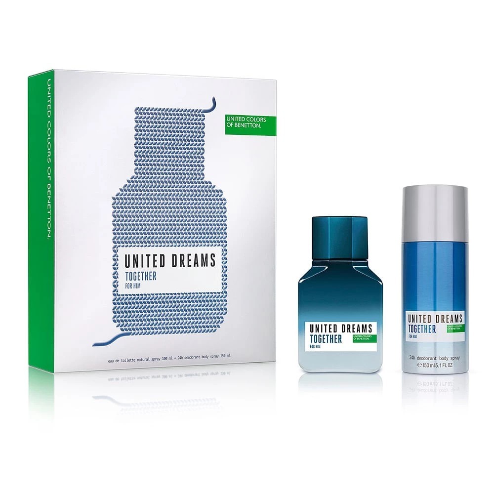 United Dreams Together for Him para Hombre / SET - 100 mL Eau de Toilette Spray