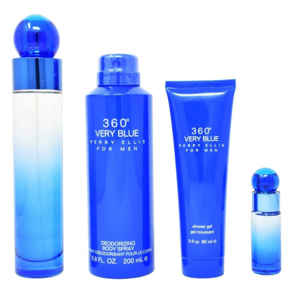 360º Very Blue para Hombre / SET - 100 mL Eau de Toilette Spray