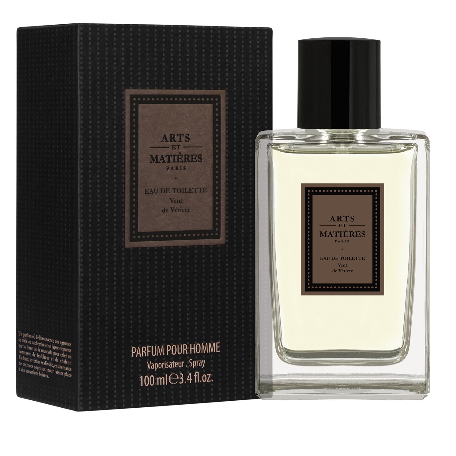 ARTS ET MATIÈRES - Vent de Vetiver para hombre / 100 ml Eau De Toilette Spray