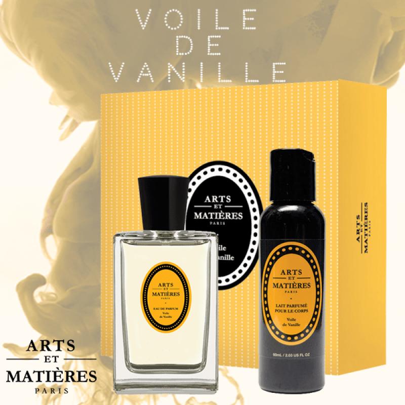ARTS ET MATIÈRES - Voile de Vanille para mujer / SET - 100 ml Eau De Parfum Spray + 60 ml Crema Corporal