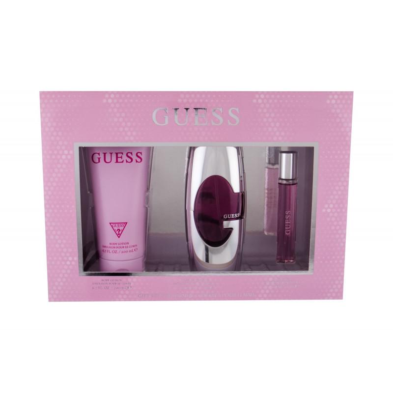 GUESS - Guess para mujer / SET - 75 ml Eau De Toilette Spray + 200 ml Body Lotion + 15 ml Travel Spray