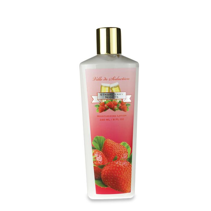 VILLE DE SEDUCTION - Strawberry Nights para mujer / 240 ml Moisturizing Lotion