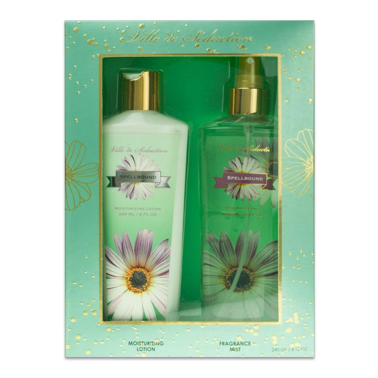 VILLE DE SEDUCTION - Spellbound para mujer / SET - 240 ml Fragrance Mist + 240 ml Moisturizing Lotion