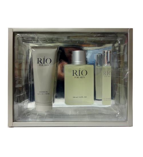 SANDORA COLLECTION - Sandora Rio para hombre / SET - 100 ml Eau De Parfum Spray + 100 ml Shower Gel + 20 ml Travel EDP