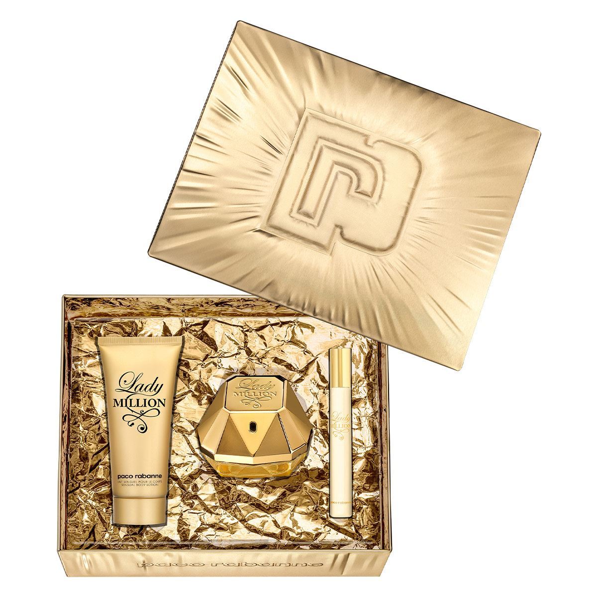 Lady Million para mujer / SET - 80 ml Eau De Parfum Spray