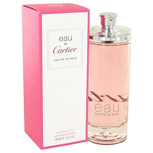 CARTIER - Eau de Cartier Goutte De Rose para mujer / 200 ml Eau De Toilette Spray