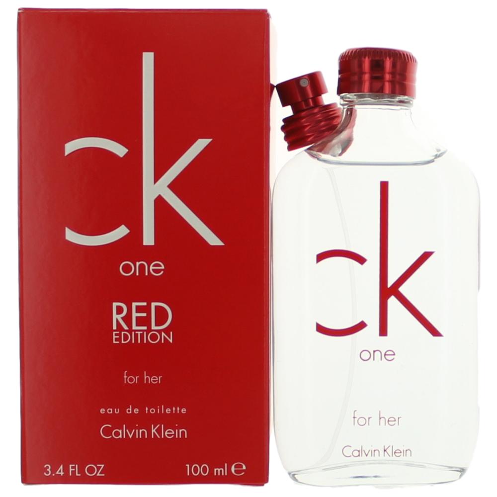 CALVIN KLEIN - CK One Red para mujer / 100 ml Eau De Toilette Spray