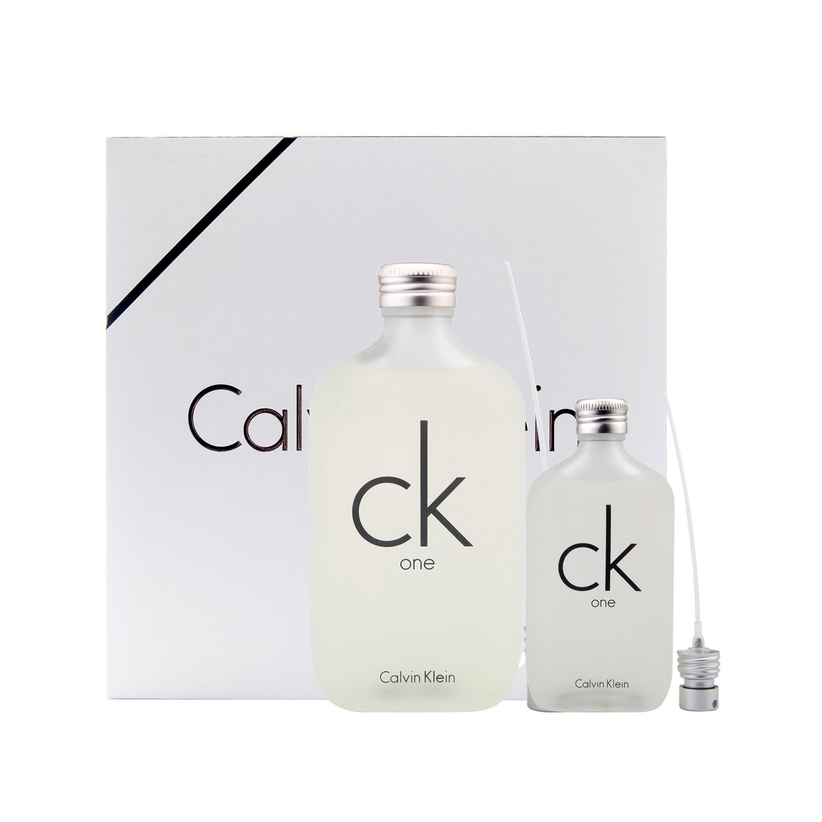 CALVIN KLEIN - CK One para hombre y mujer / SET - 200 ml Eau De Toilette Spray + 50 ml Eau de Toliette Spray