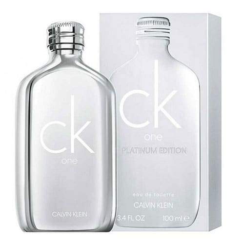CALVIN KLEIN - CK One Platinum para hombre y mujer / 100 ml Eau De Toilette Spray