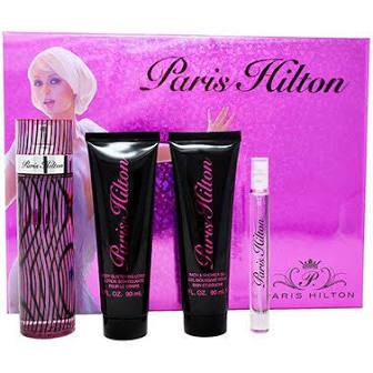 PARIS HILTON - Paris Hilton para mujer / SET - 100 ml Eau De Parfum Spray + 90 ml Crema Perfumada + 90 ml Gel de baño + 10 ml EDP