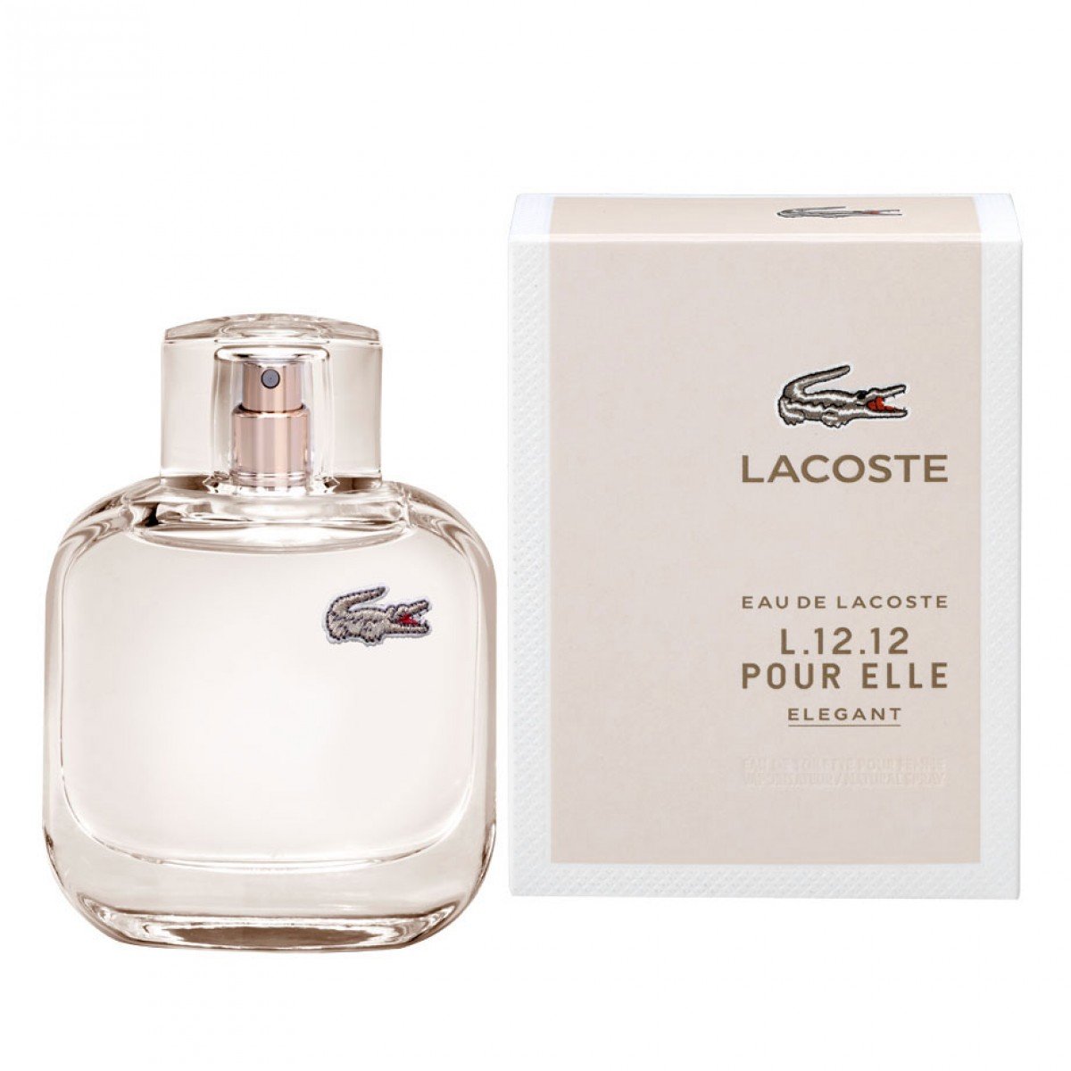 LACOSTE - Eau de Lacoste L.12.12 Pour Elle Elegant para mujer / 90 ml Eau De Toilette Spray