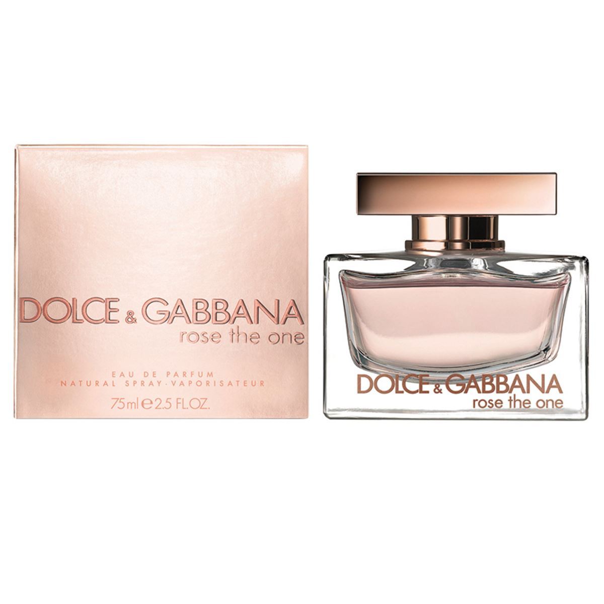 DOLCE & GABBANA - Rose The One para mujer / 75 ml Eau De Parfum Spray