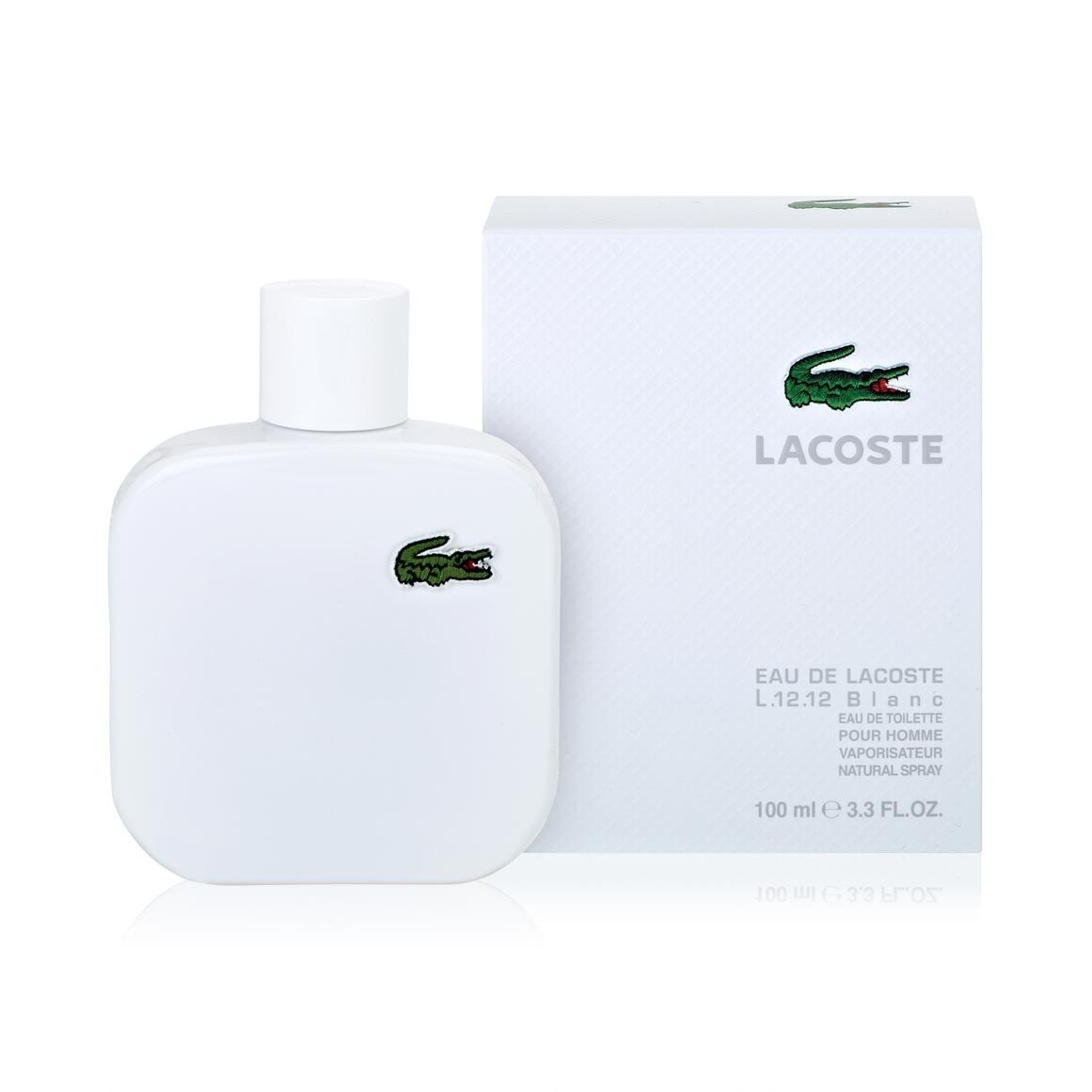 LACOSTE - Eau de Lacoste L.12.12 Pour Lui Blanc para hombre / 100 ml Eau De Toilette Spray