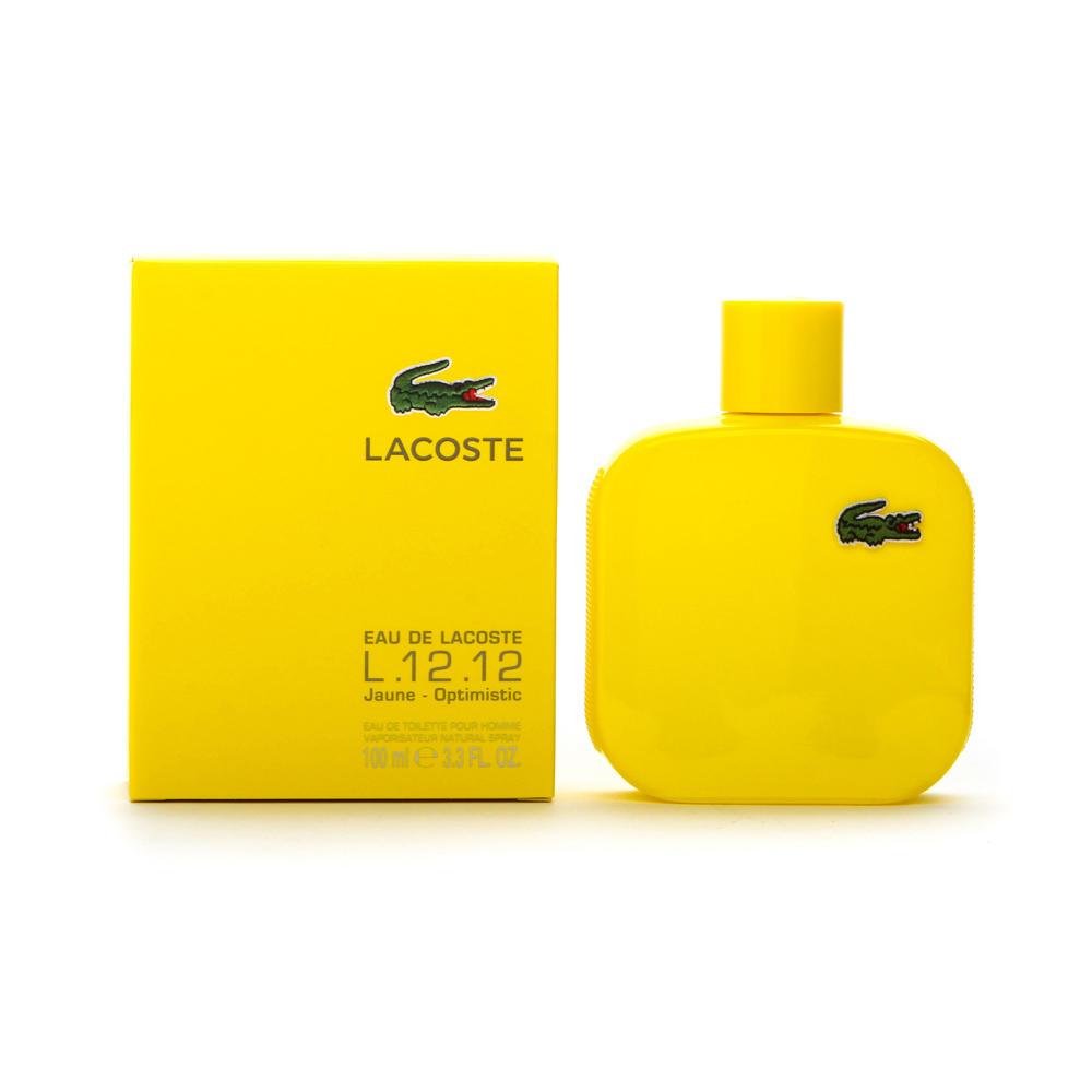 LACOSTE - Eau de Lacoste L.12.12 Pour Lui Jaune para hombre / 100 ml Eau De Toilette Spray