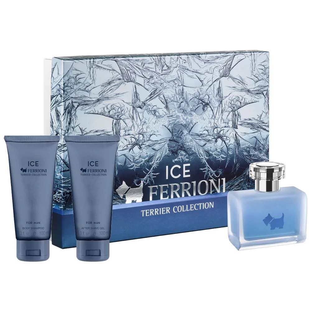 Terrier Ice Blue para hombre / SET - 100 ml Eau De Toilette Spray