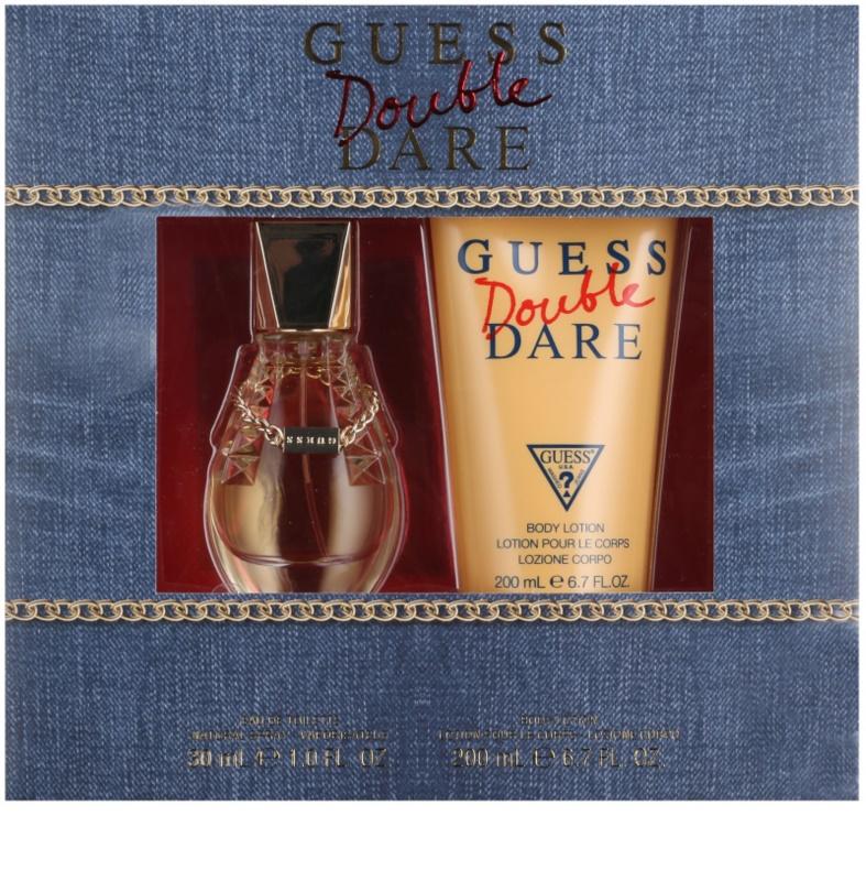 GUESS - Guess Double Dare para mujer / SET - 100 ml Eau De Toilette Spray + 200 ml Crema