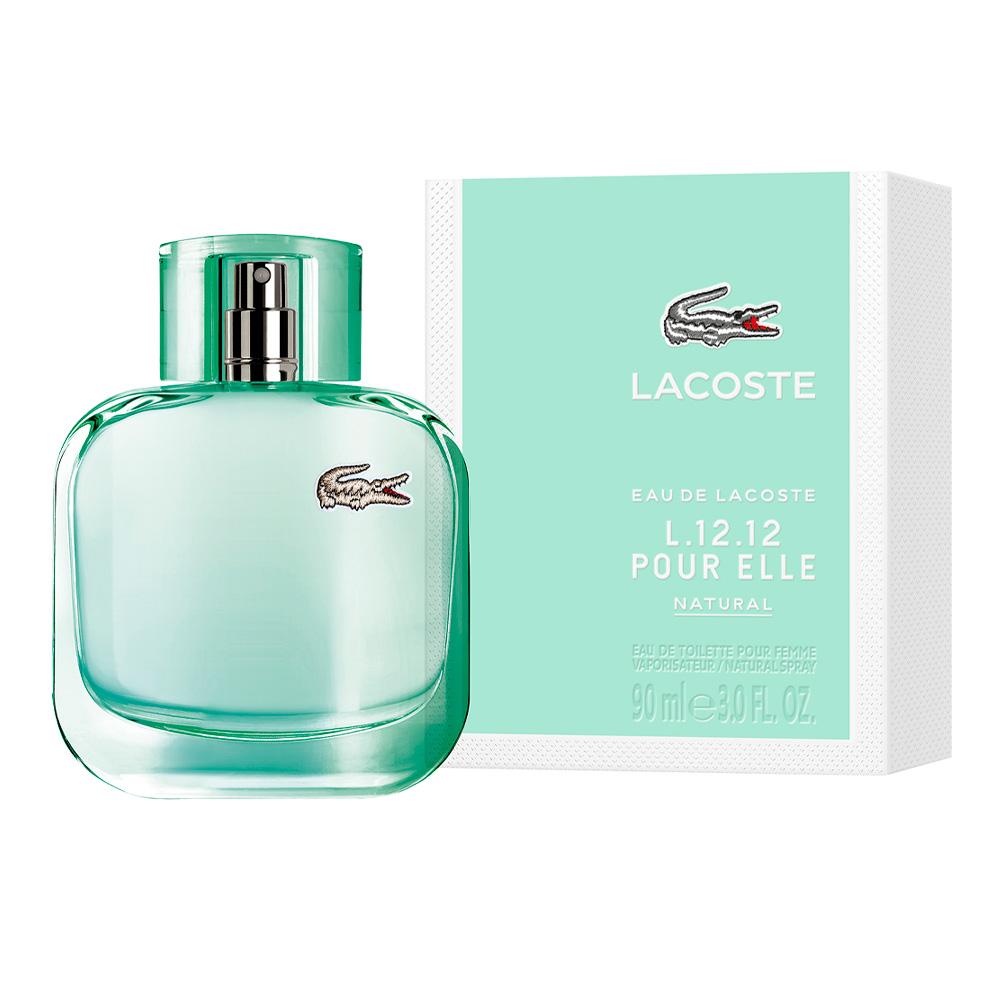 LACOSTE - Eau de Lacoste L.12.12 Pour Elle Natural para mujer / 90 ml Eau De Toilette Spray