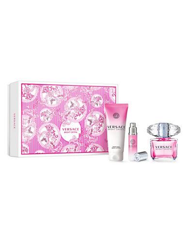 VERSACE - Bright Crystal para mujer / SET - 90 ml Eau De Toilette Spray + 100 ml Body Lotion + 10 ml Mini EDT