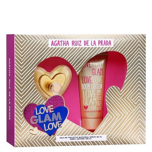 AGATHA RUÍZ DE LA PRADA - Love Glam Love para mujer / SET - 100 ml Eau De Toilette Spray + 1 Regalo