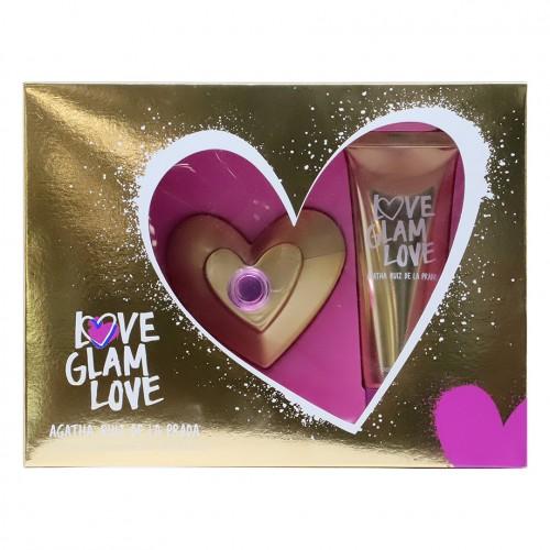 AGATHA RUÍZ DE LA PRADA - Love Glam Love para mujer / SET - 80 ml Eau De Toilette Spray + 1 Regalo