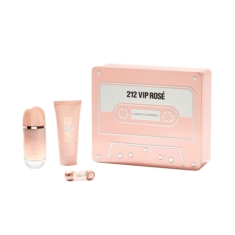 212 Vip Rosé para mujer / SET - 80 ml Eau De Parfum Spray