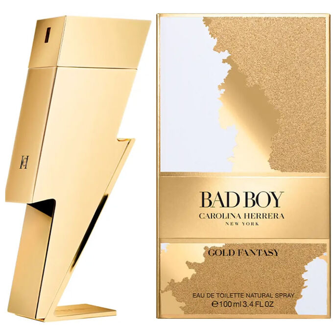 Bad Boy Gold Fantasy para hombre / 100 ml Eau De Toilette Spray