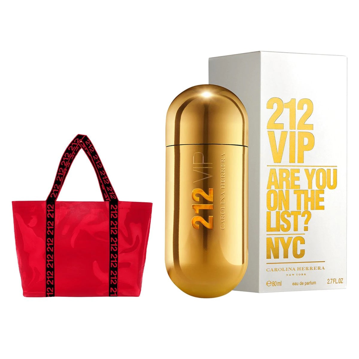 212 Vip para mujer / SET - 80 ml Eau De Parfum Spray