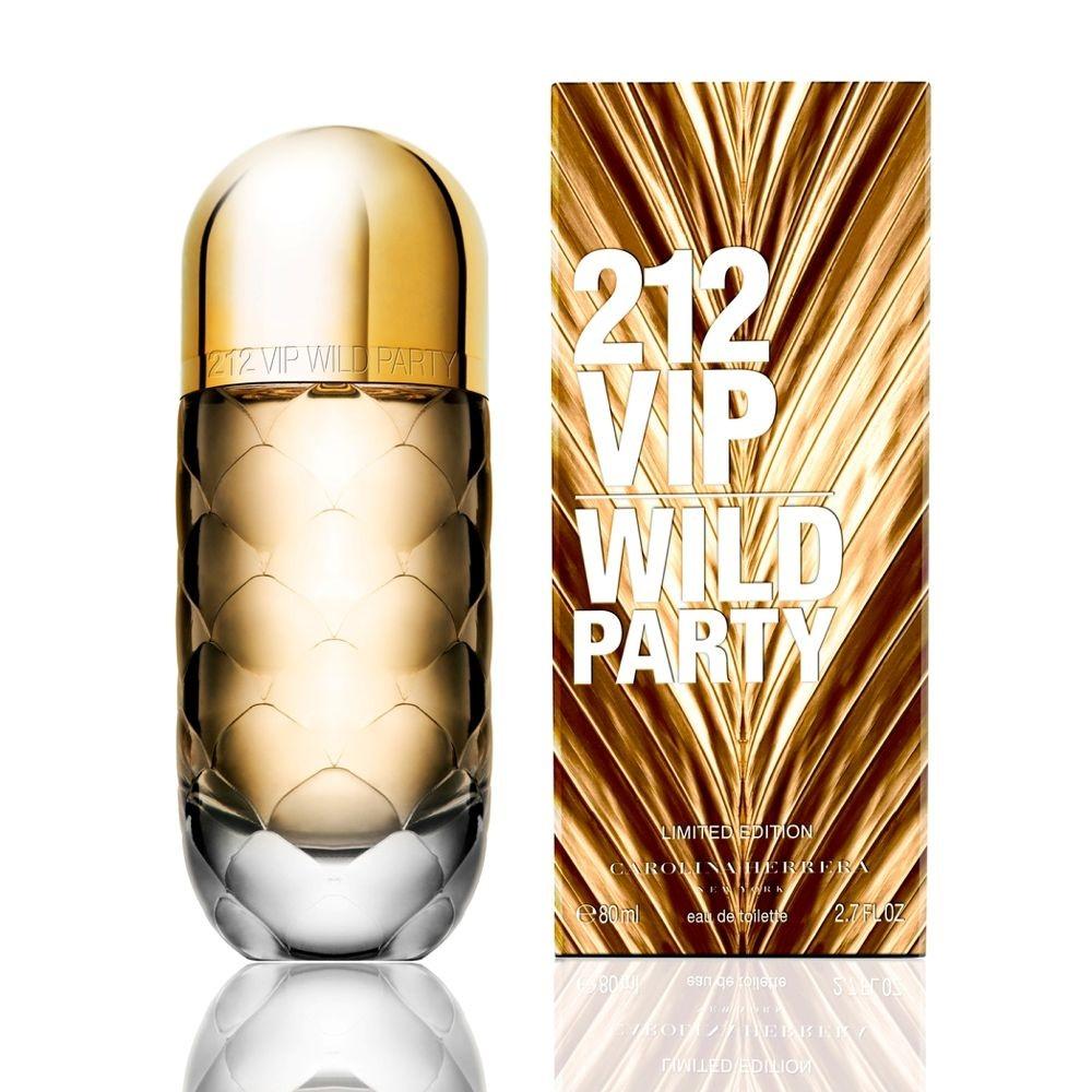 CAROLINA HERRERA - 212 Vip Wild Party para mujer / 80 ml Eau De Toilette Spray