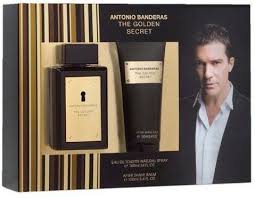 ANTONIO BANDERAS - The Golden Secret para hombre / SET - 100 ml Eau De Toilette Spray + 1 Regalo