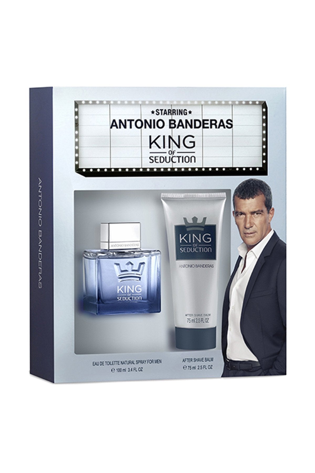 ANTONIO BANDERAS - King of Seduction para hombre / SET - 100 ml Eau De Toilette Spray + 1 Regalo