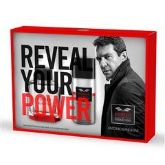 ANTONIO BANDERAS - Power of Seduction para hombre / SET - 100 ml Eau De Toilette Spray + 1 Regalo