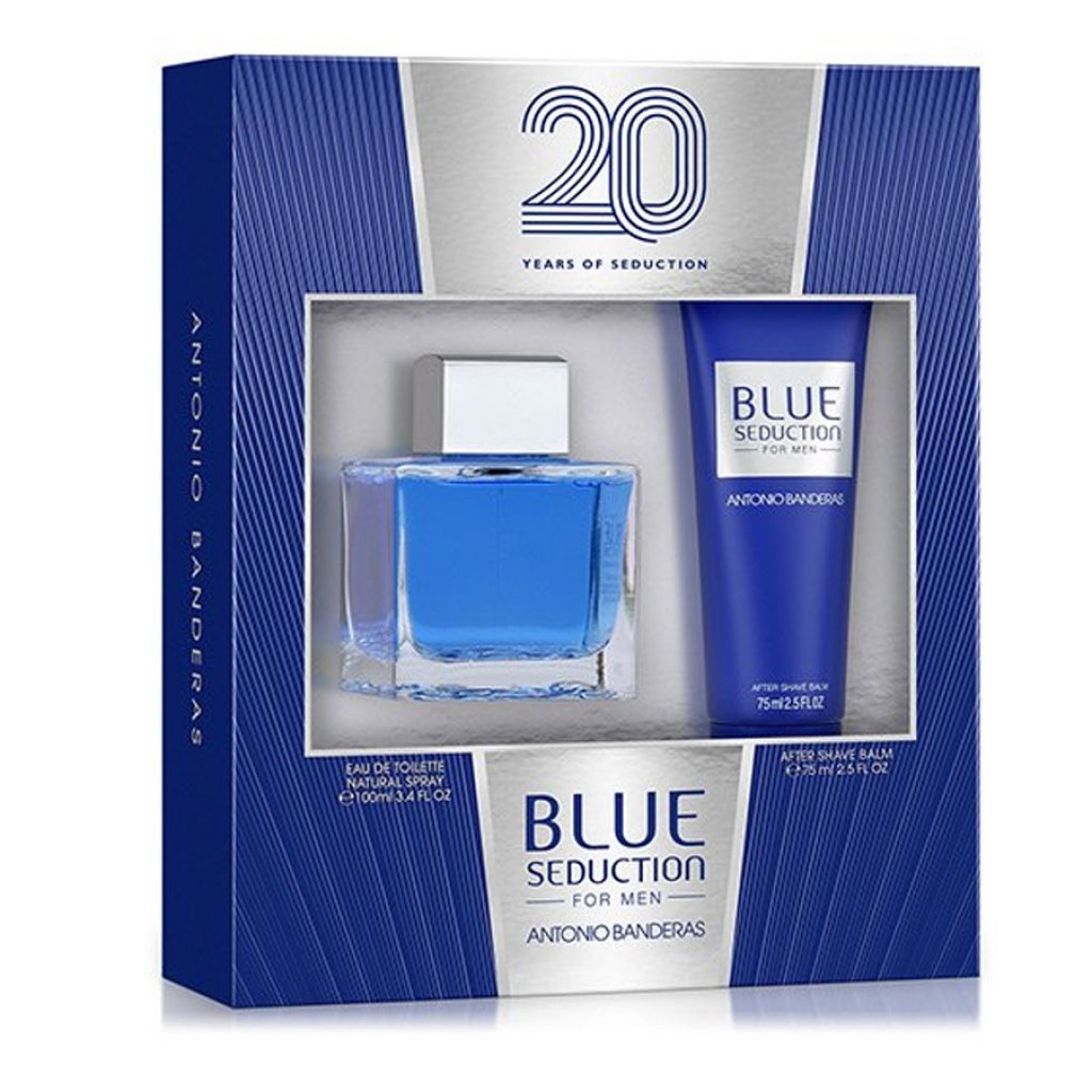 ANTONIO BANDERAS - Blue Seduction para hombre / SET - 100 ml Eau De Toilette Spray + 1 Regalo