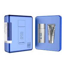 CAROLINA HERRERA - 212 Men NYC para hombre / SET - 100 ml Eau De Toilette Spray + 100 ml Shower Gel