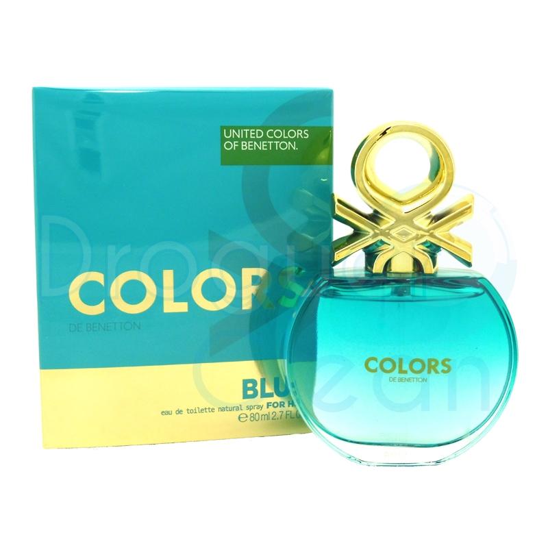 BENETTON - Colors Blue para mujer / 80 ml Eau De Toilette Spray