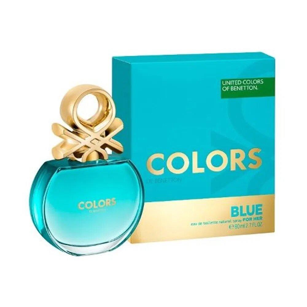 Colors Blue para mujer / 80 ml Eau De Toilette Spray