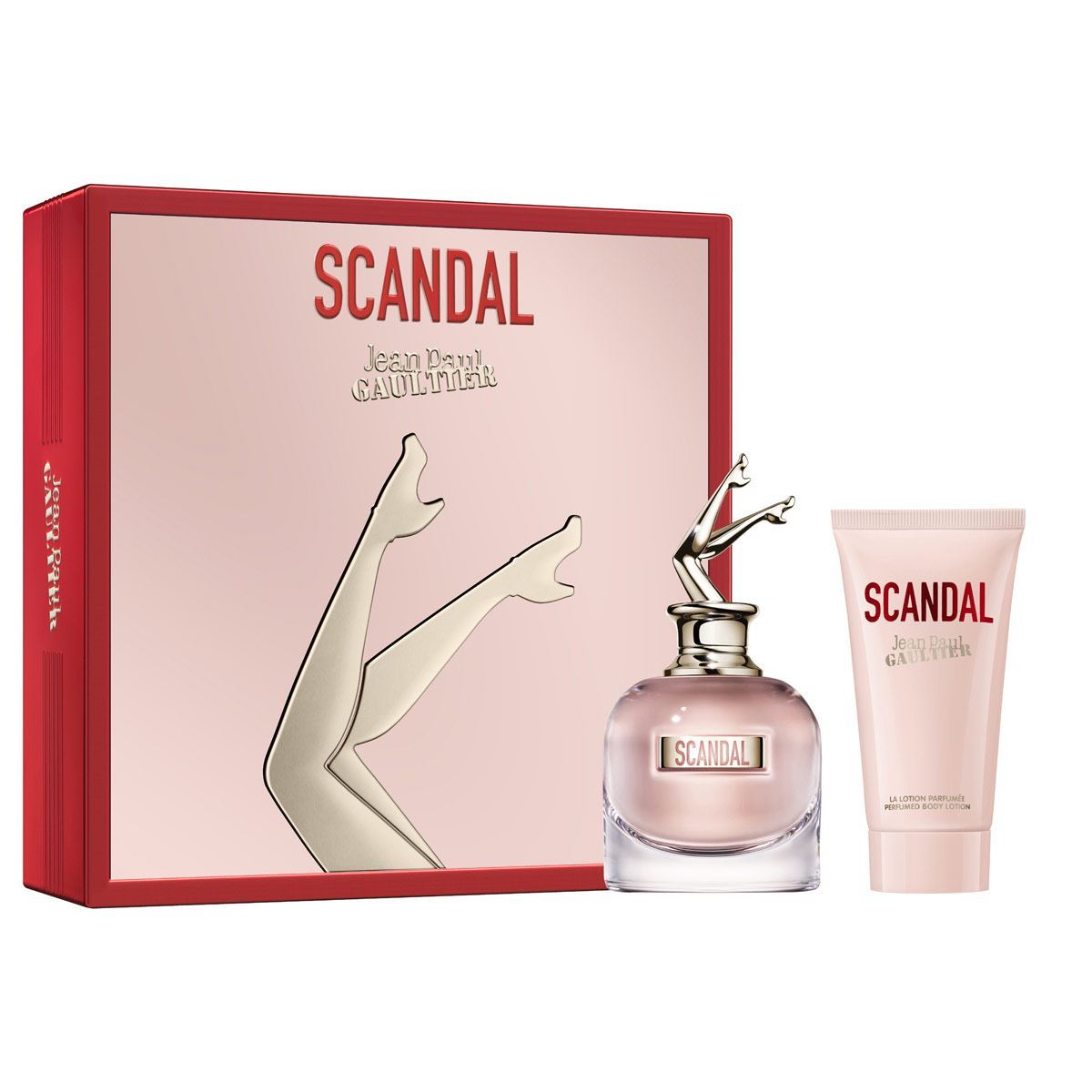 JEAN PAUL GAULTIER - Scandal para mujer / SET - 80 ml Eau De Parfum Spray + 75 ml Body Lotion