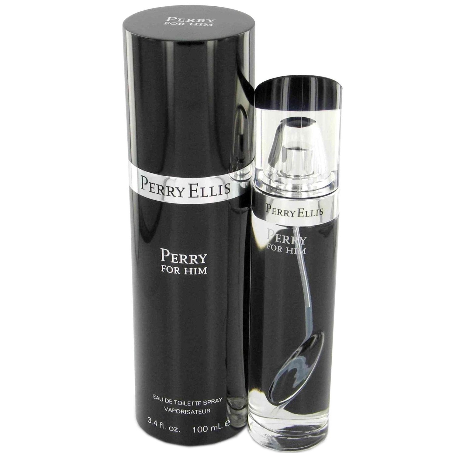 PERRY ELLIS - Perry Black (Perry For Him) para hombre / 100 ml Eau De Toilette Spray