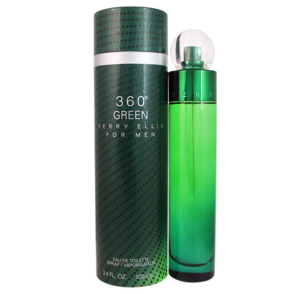 PERRY ELLIS - 360º Green para hombre / 100 ml Eau De Toilette Spray