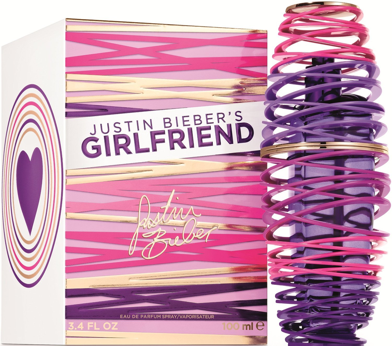 JUSTIN BIEBER - Girlfriend para mujer / 100 ml Eau De Parfum Spray